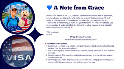 New Immigrant Survival Bundle | Digital Download Kit for Life in the U.S.
